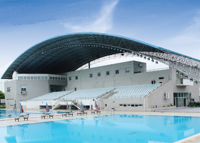 海北游泳馆网架