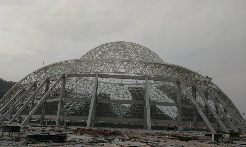 海北体育场馆网架工程